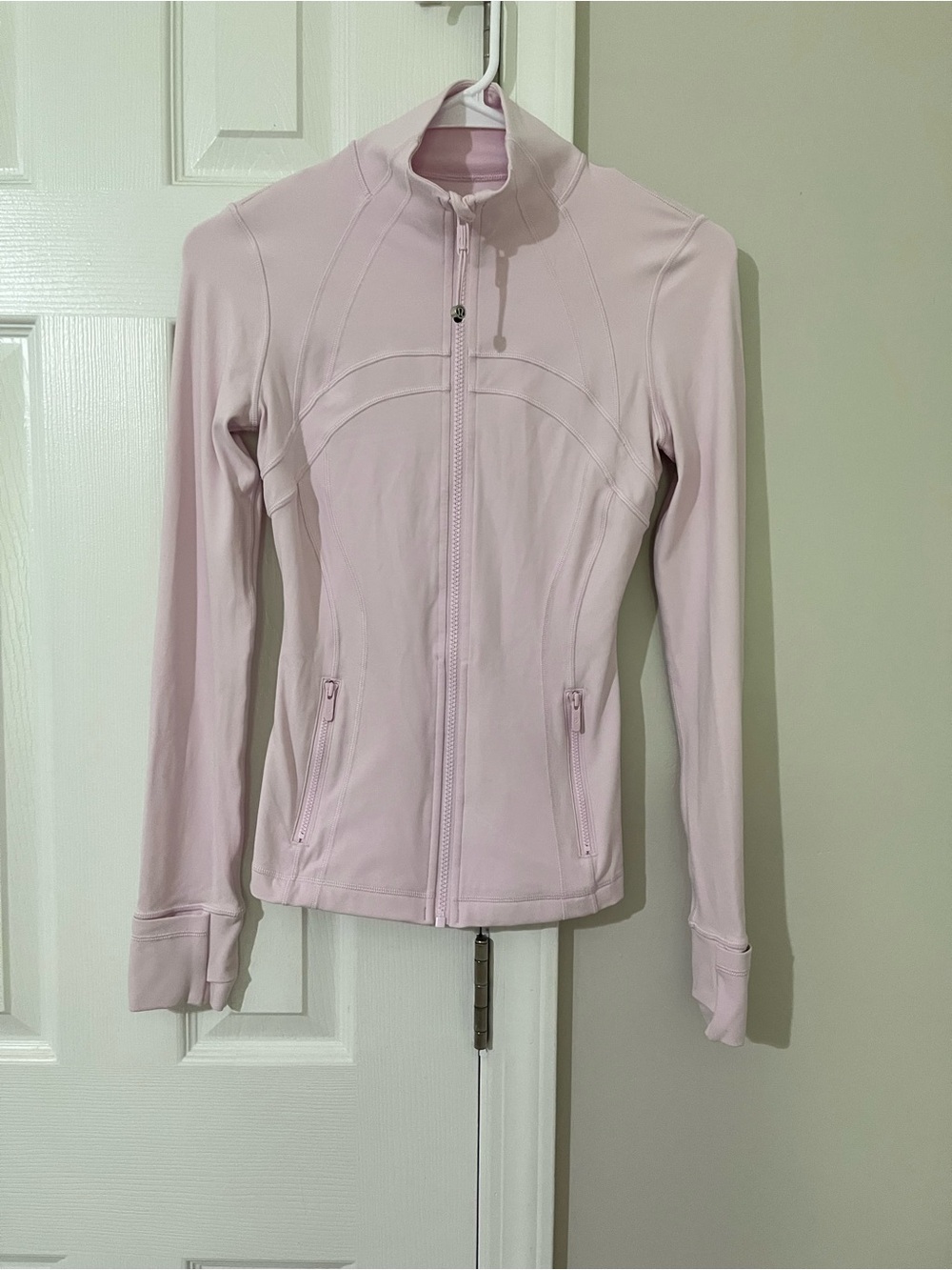 lululemon athletica light Pink Zip-Up Athletic Jacket